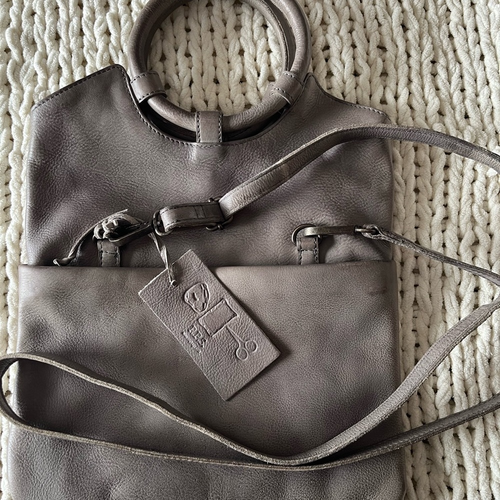 Leather grey purse by RPS